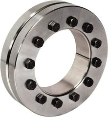 Climax Metal Products - M5 Thread, 18mm Bore Diam, 44mm OD, Shaft Locking Device - 4 Screws, 2,376 Lb Axial Load, 44mm OAW, 0.472" Thrust Ring Width, 99 Ft/Lb Max Torque - Apex Tool & Supply