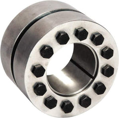 Climax Metal Products - M8 Thread, 1-5/8" Bore Diam, 96mm OD, Shaft Locking Device - 7 Screws, 28,741 Lb Axial Load, 3.78" OAW, 1.969" Thrust Ring Width, 1,946 Ft/Lb Max Torque - Apex Tool & Supply