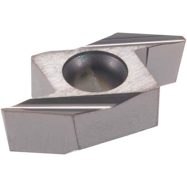 Kyocera - ABS15 Grade PR1225 Carbide Turning Insert - Megacoat Finish, Parallelogram, 5/32" Thick, 0.0508mm Corner Radius - Apex Tool & Supply