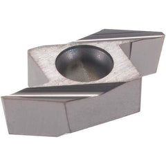 Kyocera - ABS15 Grade PR1225 Carbide Turning Insert - Megacoat Finish, Parallelogram, 5/32" Thick, 0.0508mm Corner Radius - Apex Tool & Supply