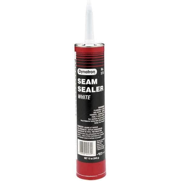 3M - 12 oz Cartridge White Elastic Sealer Seam Sealant - 570 12OZ WHT CARTRIDGE DYNATRON AUTO SEALR CAULK - Apex Tool & Supply