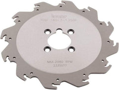 Iscar - Arbor Hole Connection, 0.118" Cutting Width, 2.05" Depth of Cut, 0.098" Cutter Diam, 1-1/4" Hole Diam, 8 Tooth Indexable Slotting Cutter - TGSF Toolholder, TAG N3 Insert - Apex Tool & Supply
