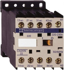 Schneider Electric - 2NC/2NO, 110 VAC at 50/60 Hz Control Relay - 17 V - Apex Tool & Supply