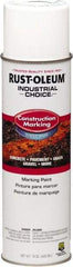 Rust-Oleum - 15 fl oz White Marking Paint - Water-Based Formula - Apex Tool & Supply