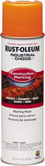 Rust-Oleum - 15 fl oz Orange Marking Paint - Water-Based Formula - Apex Tool & Supply