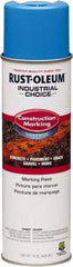 Rust-Oleum - 15 fl oz Blue Marking Paint - Water-Based Formula - Apex Tool & Supply