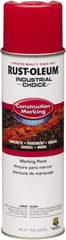 Rust-Oleum - 15 fl oz Red Marking Paint - Water-Based Formula - Apex Tool & Supply