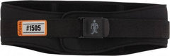 Ergodyne - Size S, Cam Buckle, Nylon/Foam Belt - 25 to 30" Waist, 6-1/4" Wide, Black - Apex Tool & Supply