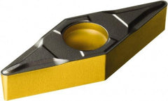Sandvik Coromant - VBMT222 PF Grade 1515 Carbide Turning Insert - TiCN/AI2O3/TiN Finish, 35° Diamond, 1/4" Inscr Circle, 1/8" Thick, 1/32" Corner Radius - Apex Tool & Supply
