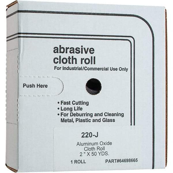 Value Collection - Shop Rolls   Abrasive Material: Aluminum Oxide    Roll Width (Inch): 2 - Apex Tool & Supply