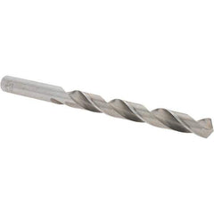 Import - 23/64" 118° High Speed Steel Jobber Drill - Bright Finish, Right Hand Cut, Spiral Flute, Straight Shank, 4-7/8" OAL, Standard Point - Apex Tool & Supply