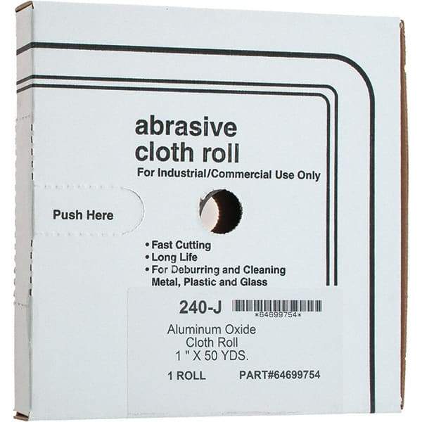 Value Collection - Shop Rolls   Abrasive Material: Aluminum Oxide    Roll Width (Inch): 1 - Apex Tool & Supply