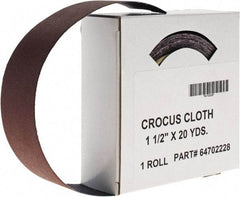 Value Collection - Shop Rolls   Abrasive Material: Crocus    Roll Width (Inch): 1-1/2 - Apex Tool & Supply
