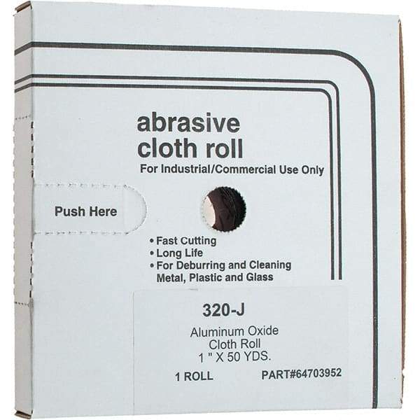 Value Collection - Shop Rolls   Abrasive Material: Aluminum Oxide    Roll Width (Inch): 1 - Apex Tool & Supply