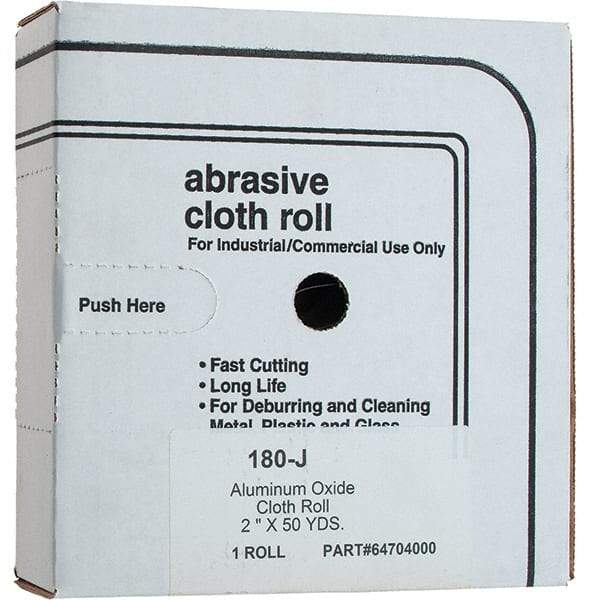 Value Collection - Shop Rolls   Abrasive Material: Aluminum Oxide    Roll Width (Inch): 2 - Apex Tool & Supply