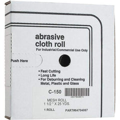 Made in USA - Shop Rolls   Abrasive Material: Silicon Carbide    Roll Width (Inch): 1-1/2 - Apex Tool & Supply