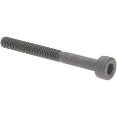 Value Collection - M3x0.50 Metric Coarse Hex Socket Drive, Socket Cap Screw - Grade 12.9 Alloy Steel, Black Oxide Finish, Partially Threaded, 30mm Length Under Head - Apex Tool & Supply