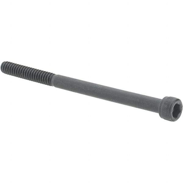 Value Collection - #10-24 UNC Hex Socket Drive, Socket Cap Screw - Alloy Steel, Black Oxide Finish, Partially Threaded, 2-3/4" Length Under Head - Apex Tool & Supply