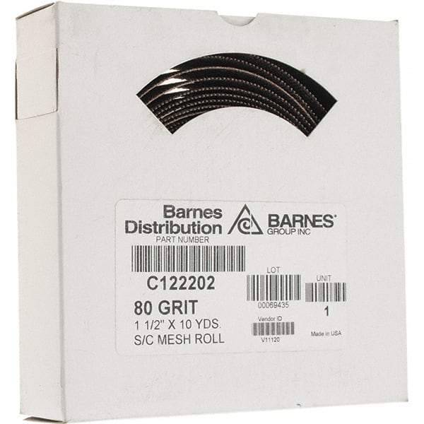 Made in USA - Shop Rolls   Abrasive Material: Silicon Carbide    Roll Width (Inch): 1-1/2 - Apex Tool & Supply