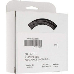 Value Collection - Shop Rolls   Abrasive Material: Aluminum Oxide    Roll Width (Inch): 1-1/2 - Apex Tool & Supply