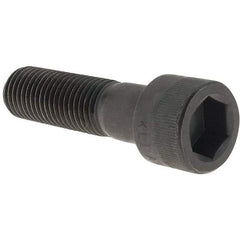 Made in USA - 7/8-9 UNC Hex Socket Drive, Socket Cap Screw - Alloy Steel, Black Oxide Finish, Fully Threaded, 3-1/4" Length Under Head - Apex Tool & Supply