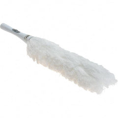 Value Collection - Microfiber Duster - 23" OAL, White - Apex Tool & Supply