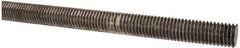 Made in USA - 1/2-13 UNC (Coarse), 3' Long, Stainless Steel Threaded Rod - Right Hand Thread - Apex Tool & Supply
