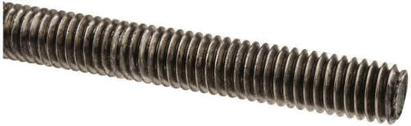 Made in USA - 3/8-16 UNC (Coarse), 6' Long, Stainless Steel Threaded Rod - Right Hand Thread - Apex Tool & Supply