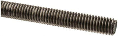 Made in USA - 3/8-16 UNC (Coarse), 6' Long, Stainless Steel Threaded Rod - Right Hand Thread - Apex Tool & Supply