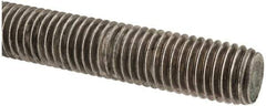 Made in USA - 5/8-11 UNC (Coarse), 6' Long, Stainless Steel Threaded Rod - Right Hand Thread - Apex Tool & Supply