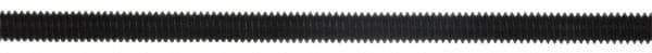Gibraltar - 1/2-13 10" OAL Unequal Double Threaded Stud - Carbon Steel, Black Oxide Finish, 3" Long Thread Length, 3/4" Short Thread Length - Apex Tool & Supply