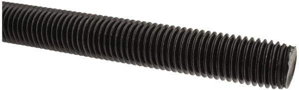 Value Collection - 3/4-10 UNC (Coarse), 6' Long, Medium Carbon Steel Threaded Rod - Black Oxide Finish, Right Hand Thread - Apex Tool & Supply
