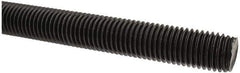 Value Collection - 3/4-10 UNC (Coarse), 6' Long, Medium Carbon Steel Threaded Rod - Black Oxide Finish, Right Hand Thread - Apex Tool & Supply