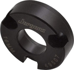 Jergens - Ball Lock System Compatible, Bolt-In Recessed Modular Fixturing Receiver Bushing - 16mm ID x 1-7/16" OD, 15/32" Overall Height - Apex Tool & Supply
