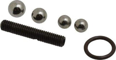 Jergens - 4 Piece Ball Lock Compatible Repair Kit - 3/4" Plate Thickness Compatibility, 13mm Shank Diam Compatibility - Apex Tool & Supply