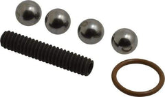 Jergens - 4 Piece Ball Lock Compatible Repair Kit - 3/4" Plate Thickness Compatibility, 20mm Shank Diam Compatibility - Apex Tool & Supply