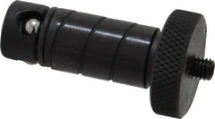 Jergens - 13mm Diam Ball Lock Modular Fixturing Shank - 1.33" Shank Length, 7/8" Head Diam, Compatible with 3/4" Thick Plate, 750 Lb Max Holding Force, 3/32 Key Size, Steel - Apex Tool & Supply