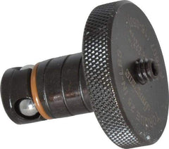 Jergens - 16mm Diam Ball Lock Modular Fixturing Shank - 1.15" Shank Length, 1-1/2" Head Diam, Compatible with 1/2" Thick Plate, 1,200 Lb Max Holding Force, 1/8 Key Size, Steel - Apex Tool & Supply