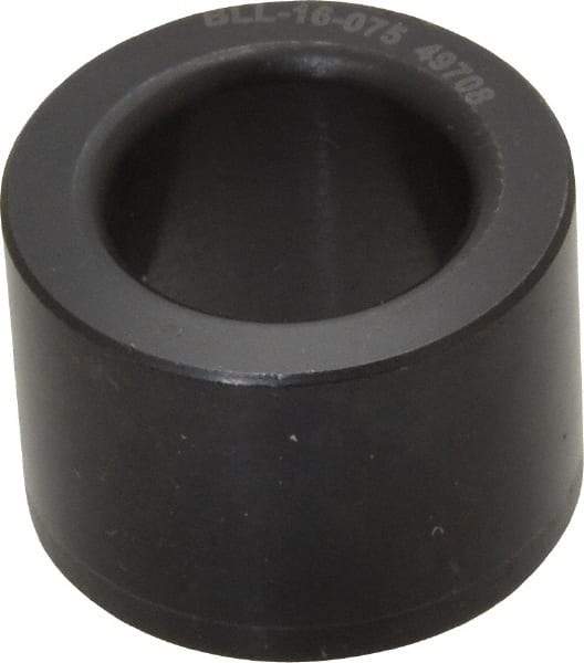 Jergens - 1.0018" OD, 3/4" Plate Thickness, Primary Ball Lock, Modular Fixturing Liner - 16mm ID, -0.0004, 0.0000" Tolerance - Apex Tool & Supply