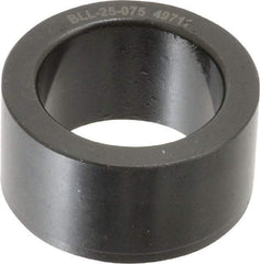 Jergens - 1.3772" OD, 3/4" Plate Thickness, Primary Ball Lock, Modular Fixturing Liner - 25mm ID, -0.0004, 0.0000" Tolerance - Apex Tool & Supply