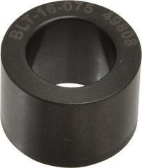 Jergens - 1.0018" OD, 3/4" Plate Thickness, Secondary Ball Lock, Modular Fixturing Liner - 16mm ID, -0.0004, 0.0000" Tolerance - Apex Tool & Supply