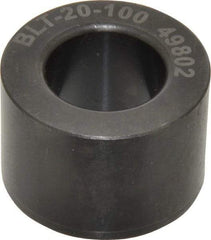 Jergens - 1.3772" OD, 1" Plate Thickness, Secondary Ball Lock, Modular Fixturing Liner - 20mm ID, -0.0004, 0.0000" Tolerance - Apex Tool & Supply