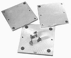 Jergens - 7 Piece Ball Lock Compatible Component Kit - 14" Plate Length, 14" Plate Width, 3/4" Plate Thickness - Apex Tool & Supply