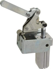 De-Sta-Co - 700 Lb Inner Hold Capacity, Vert Mount, Air Power Hold-Down Toggle Clamp - 1/8 NPT Port, 145 Max psi, 88° Bar Opening, 99.31mm Height Under Bar - Apex Tool & Supply