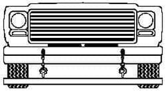 Mag-Mate - 36" Long Suspended Magnetic Sweeper - 5" Wide x 2" High - Apex Tool & Supply