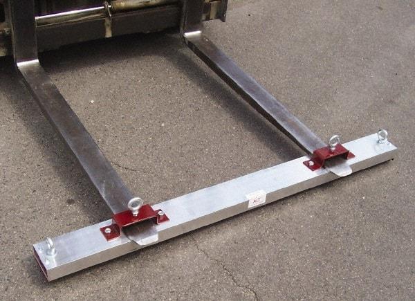 Shields Magnetics - 36" Long Fork Lift Magnetic Sweeper - 5" Wide x 2" High - Apex Tool & Supply