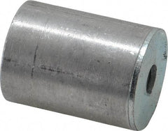 Mag-Mate - 1/4-2 Thread, 1" Diam, 1-5/16" High, 43 Lb Average Pull Force, Neodymium Rare Earth Pot Magnet - 5/16" Tapped Hole Depth, Aluminum Insulated - Apex Tool & Supply