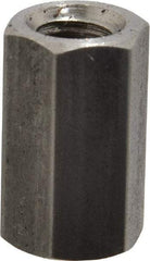 Made in USA - 5/16-24 UNF, 7/8" OAL Stainless Steel Standard Coupling Nut - 1/2" Width Across Flats - Apex Tool & Supply