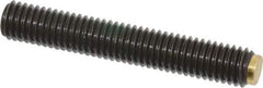 J.W. Winco - M8x1.25 Metric Coarse, 50mm Length of Thread, Soft Tip Point Set Screw - Grade 5.8 Steel, 4mm Key - Apex Tool & Supply