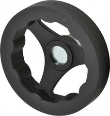 J.W. Winco - 100mm, Handwheel - 24mm Hub, Plastic, Plain Finish - Apex Tool & Supply